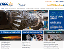 Tablet Screenshot of flamesprayusa.com